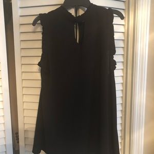 Faith & Joy Black Tear Drop Sleeveless Blouse